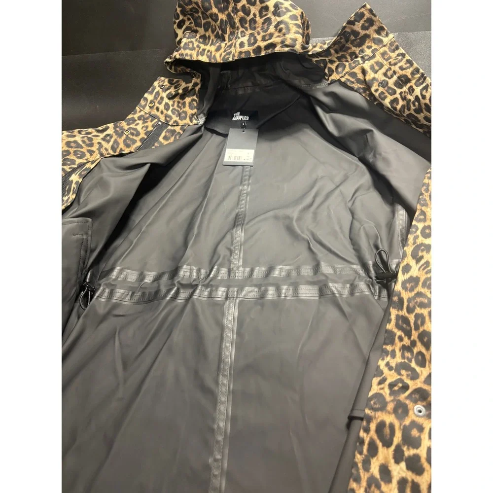 The Kooples NEW Women Leopard Print‎ Waterproof Jacket Size FR 0/US XS MSRP $475
